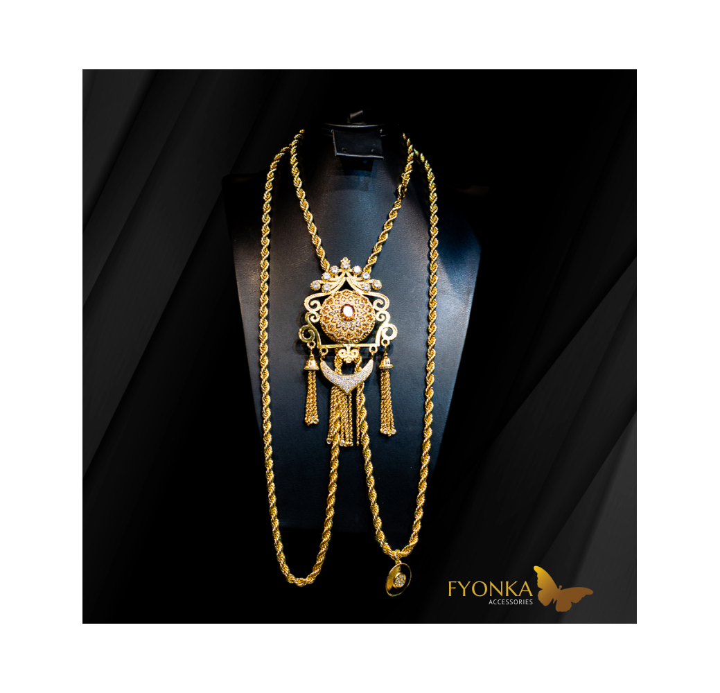 Krafache boulahya en bronze - plaqué or