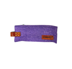 Trousse violette tissu – Cristal