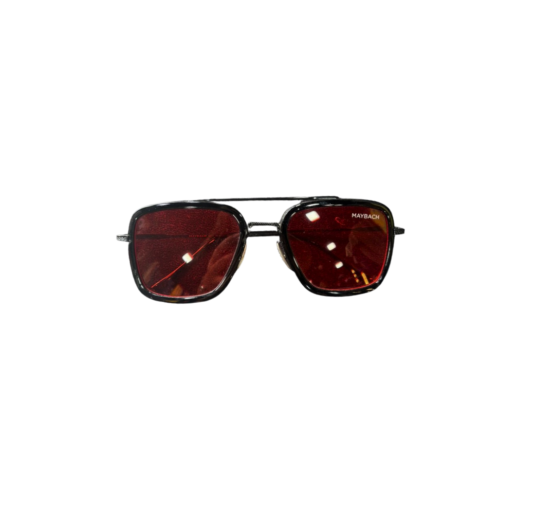 Lunettes Maybach rouge 