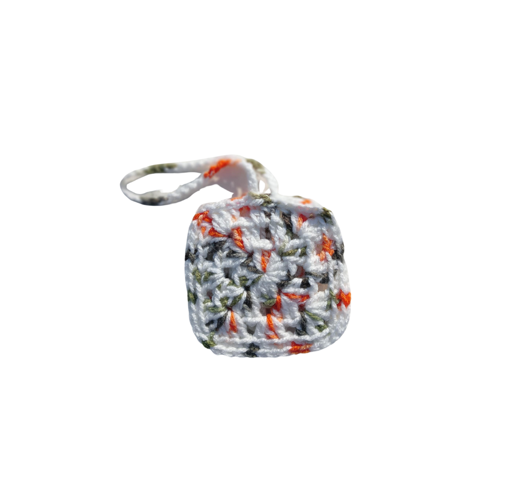 Mini pochette crochetée à la main