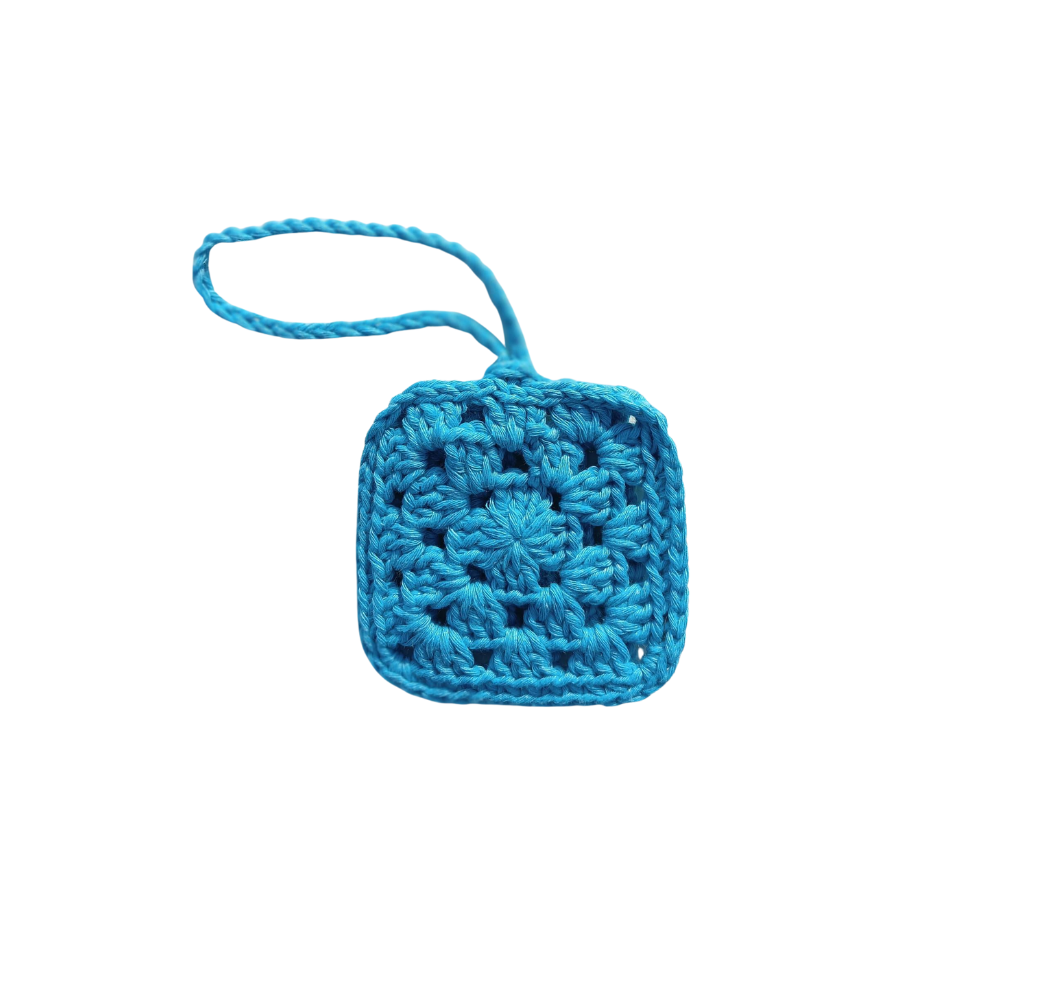 Mini pochette crochetée à la main