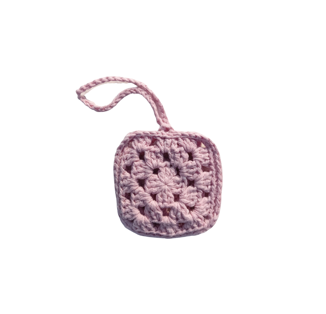 Mini pochette crochetée à la main