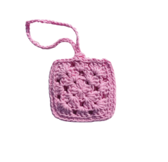 Mini pochette crochetée à la main