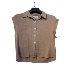 Ensemble 2 PIÈCES en Lin - marron