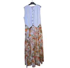 Robe d’été à fleurs - Orange 