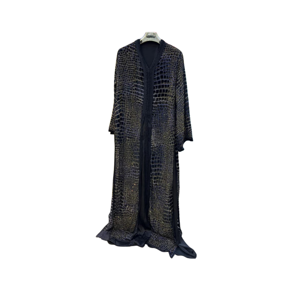 Caftan marocain en velours Al-Houwi