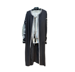 Ensemble d’été à manches fleuries Noir