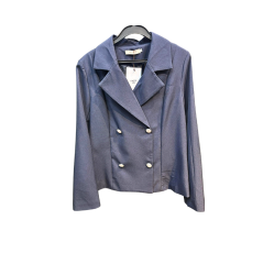 Tailleur jupe bleu nuit