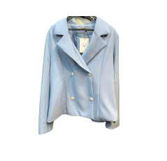 Tailleur jupe bleu ciel