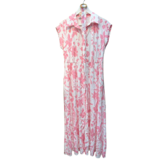 Robe femme tendance à motifs rose