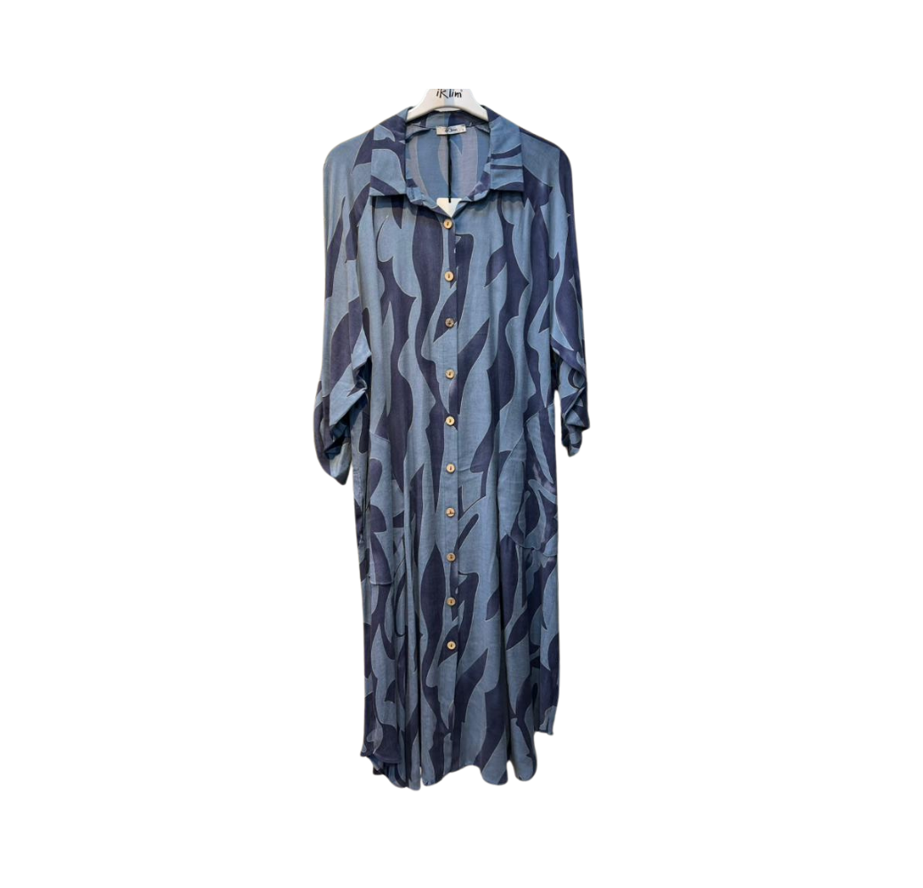 Robe femme tendance bleue