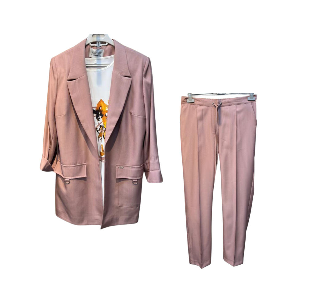 Costume femme classique rose