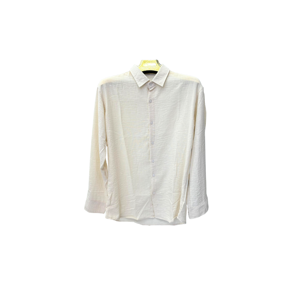 Chemise en lin blanche