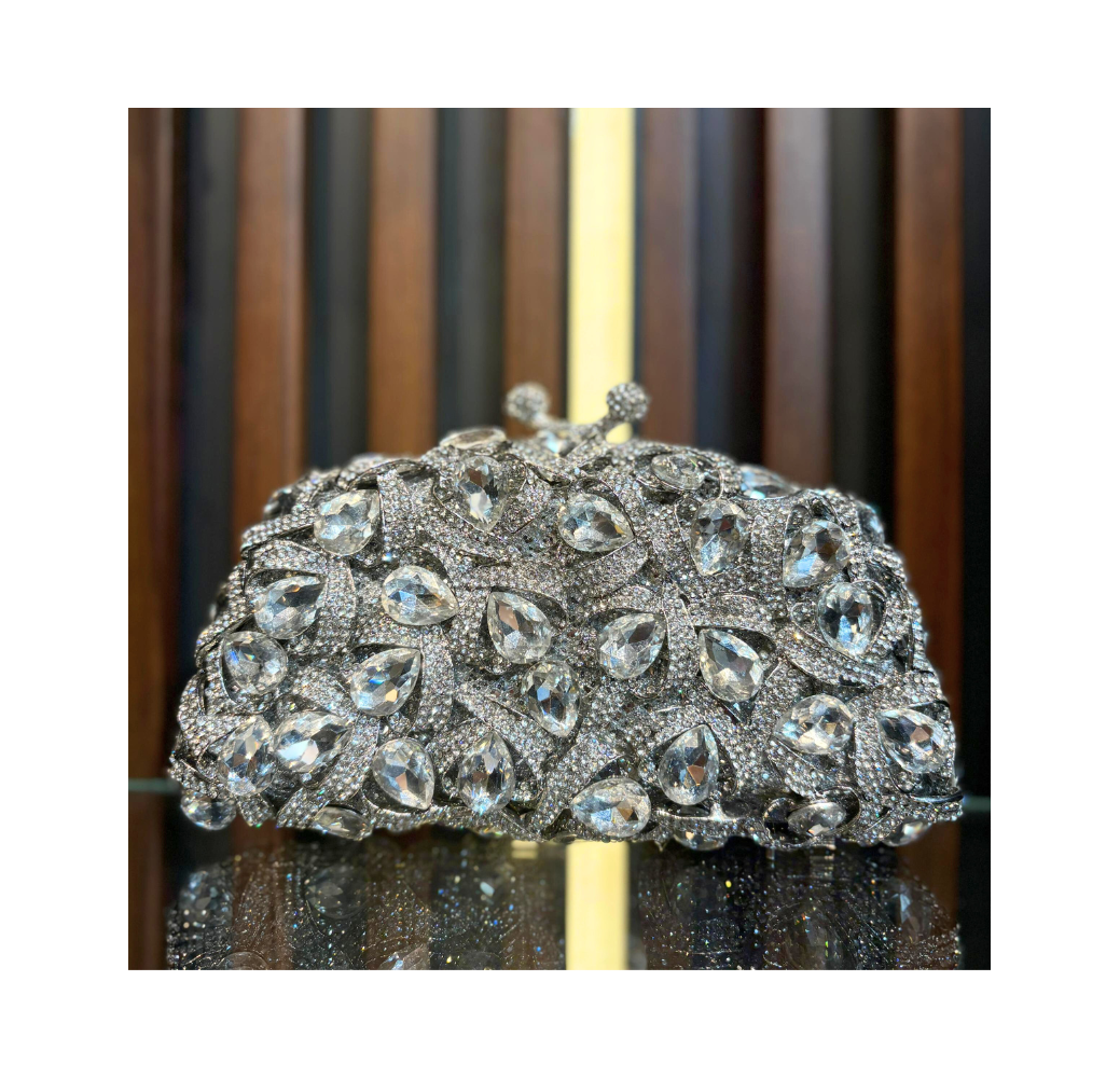 Sac en zircon et cristal