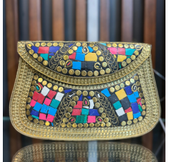 Sac fait main en nacre naturelle