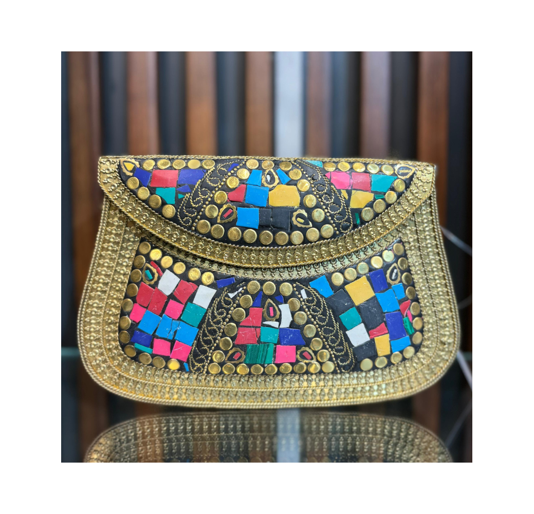 Sac fait main en nacre naturelle