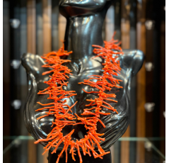 Parure moderne en corail naturel