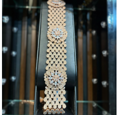 Ceinture en zircon authentique