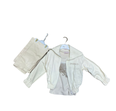 Set 3 pièces : pantalon, veste et haut