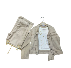 Set 3 pièces : pantalon, veste et haut