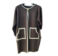 Gilets Hiver Élégants marron 