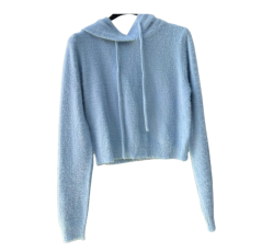 Hauts à Capuche Style Cosy bleu