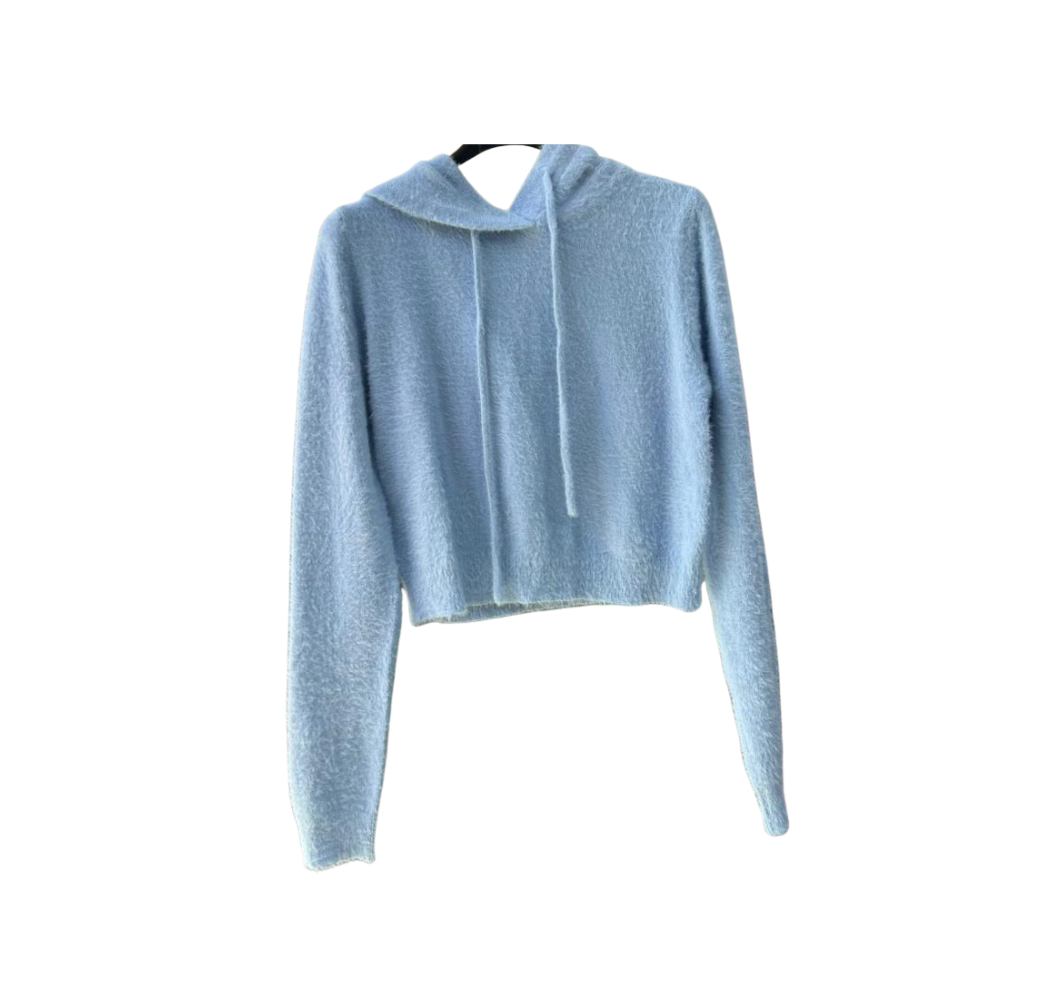 Hauts à Capuche Style Cosy bleu