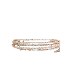 Couronne fabriquée avec du tissu et du coton pur.