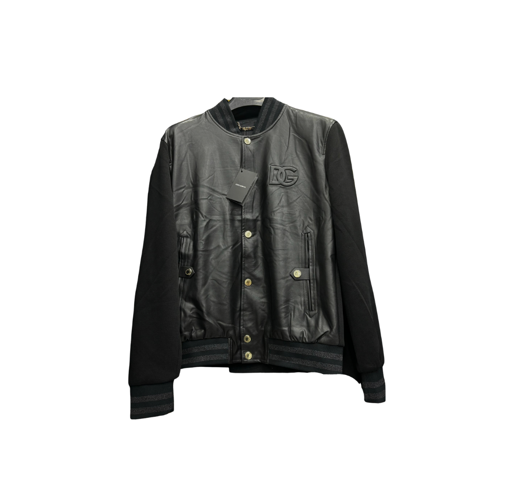 Jacket Bombers Noir Dolce & Gabbana – Golden Store Hn