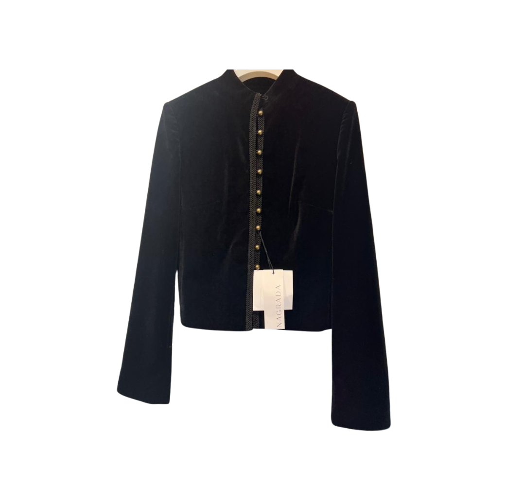Veste de costume noire classique