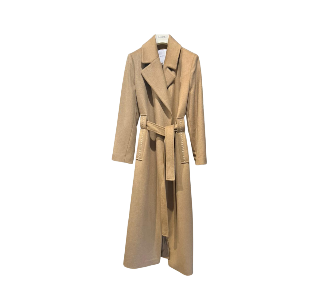 Manteau long beige