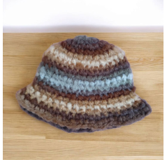 Bob en Laine Crocheté Multi-Couleurs – Atelier Amira