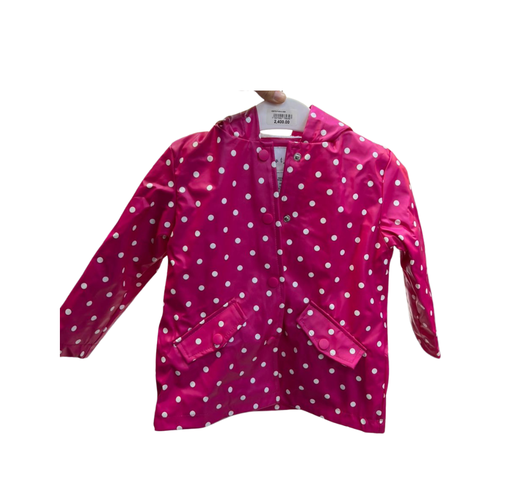 Veste rose kawi à petits pois