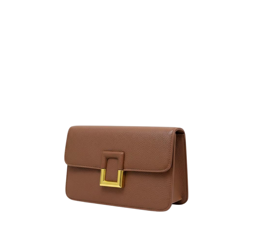 Petit sac bandoulière marron 