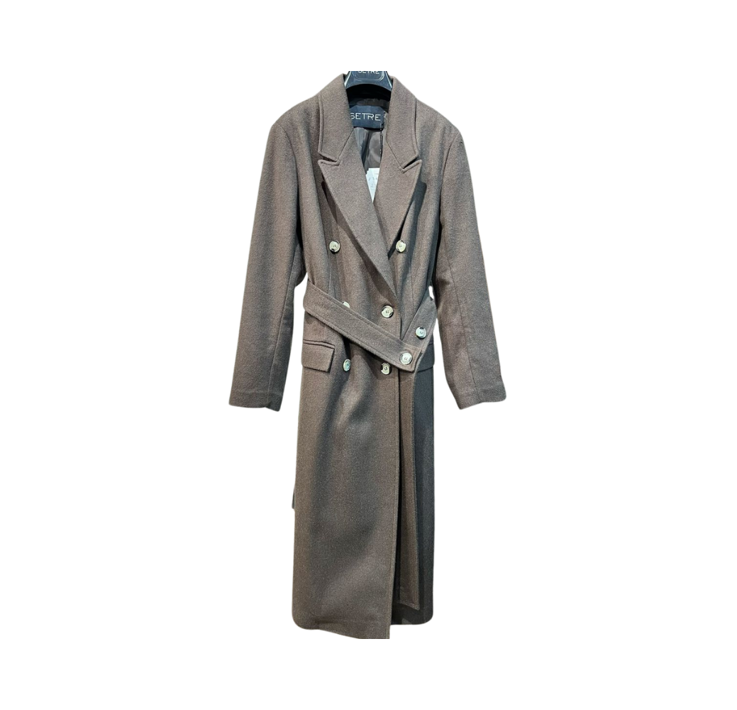 Manteau marron clair