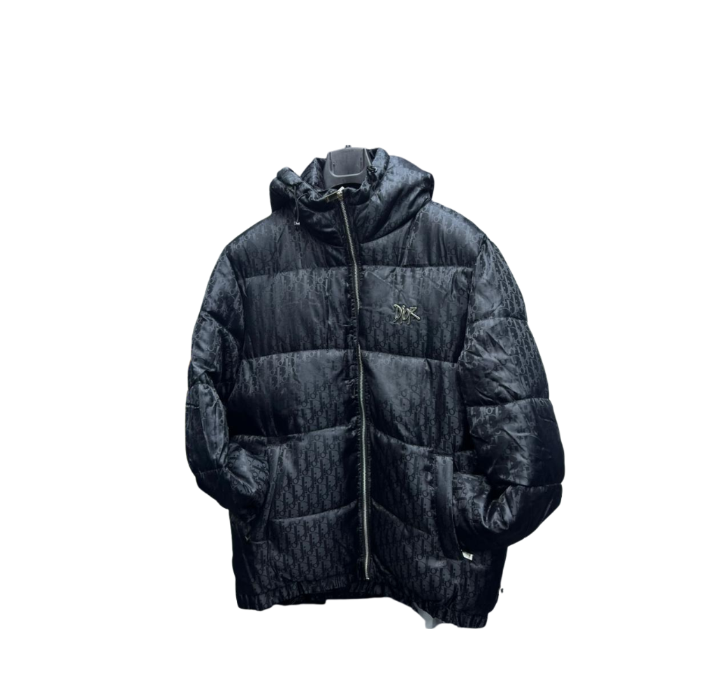 Veste noire effet cuir Dior