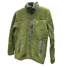 Veste en lin vert olive naturel