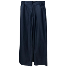 Pantalon en cuir noir